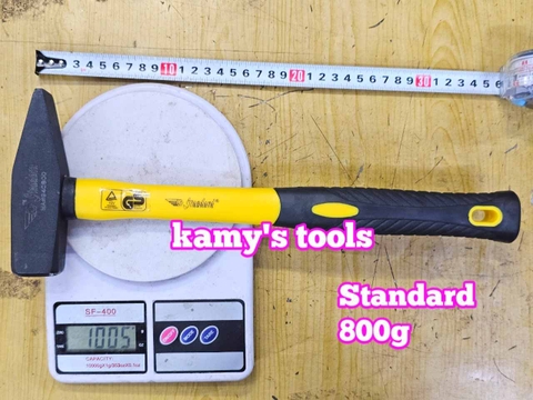 Búa đầu vuông dẹp cán cao su Standard 300g 500g 800g 1000g MA#940300 MA#940500 MA#940800 MA#941000