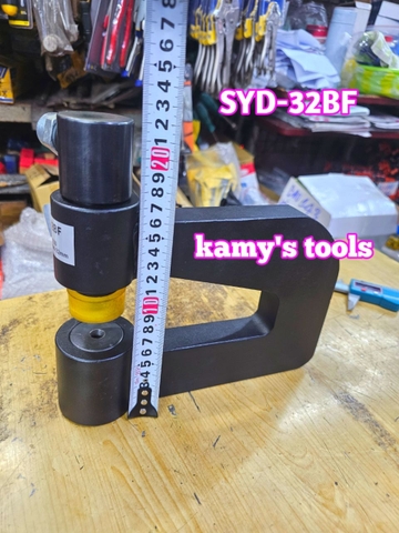 Đầu đột lỗ thủy lực SYD-32BF họng sâu 150mm khuôn đột 6 8 10 12 14 16 18 20mm kamytools