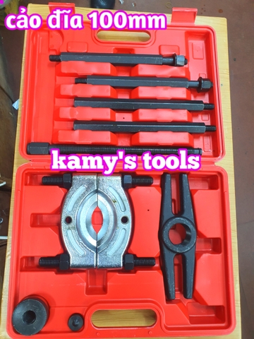 Bộ vam cảo đĩa chặn tháo vòng bi bạc đạn cảo đĩa mặt trăng 9 chi tiết 75-105mm Wetools WT-52002