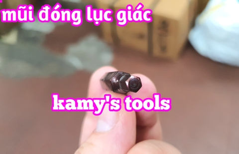 Mũi vít đóng lục giác thép nâu S2 cao cấp Wakio H4 H5 H6 H8