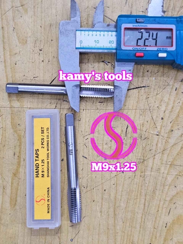 Bộ ta rô taro tạo ren trong Shanghai M9x1.25 dài 70mm SH-5209125