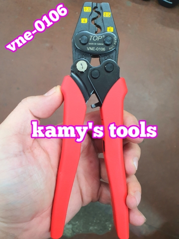 Kìm bấm cos nhanh trợ lực số 6 TOP 1.5 - 6mm2 model VNE-0106, kìm bấm đầu cote