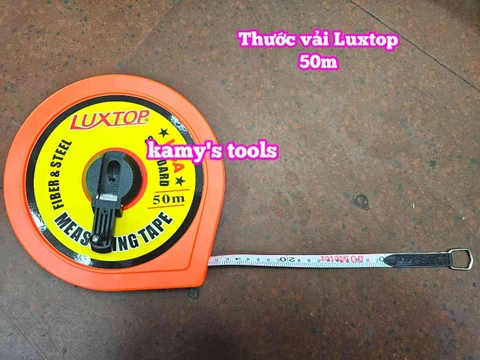 Thước dây vải cuộn 50 mét Luxtop LT-FT50 thước vải 50m