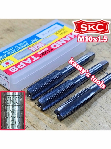 Bộ taro ta rô SKC M10x1.5 Nhật 3 mũi chính hãng logo khắc rõ nét