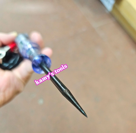 3-48V Bút thử điện kiểm tra mạch điện một chiều DC chuẩn đoán bình ắc quy xe máy ô tô kamytools