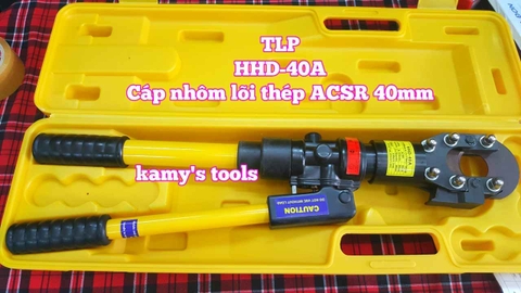 Kìm cắt cáp thủy lực TLP 10 tấn HHD-40A đồng nhôm cáp bọc thép dây nhôm lõi thép 40mm