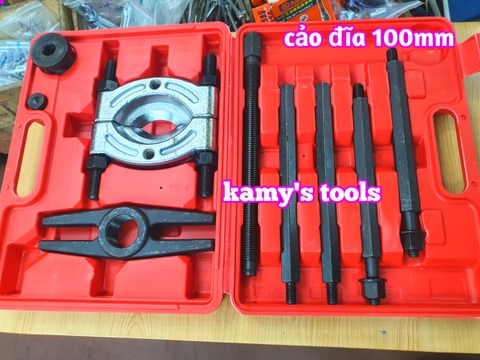 Bộ vam cảo đĩa chặn tháo vòng bi bạc đạn cảo đĩa mặt trăng 9 chi tiết 75-105mm Wetools WT-52002