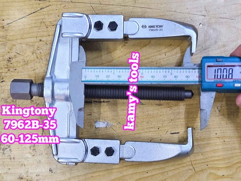 Cảo 2 chấu chữ H trượt Kingtony 7962B-35 mở trong 60-125mm