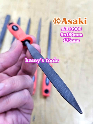 Bộ dũa giũa mini 6 cây Asaki AK-3900 cỡ 5mm 5x180mm