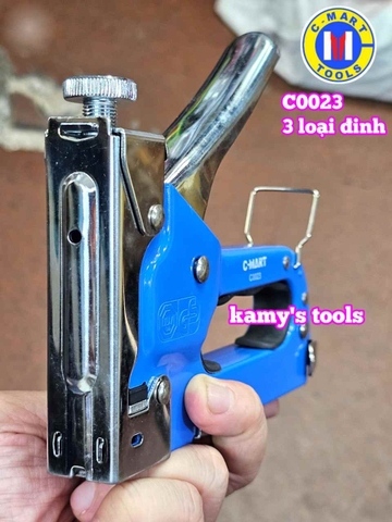 Dụng cụ kìm bấm đinh ghim 3 loại đinh cầm tay C-mart C0023 dài 155mm