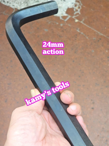 Lục giác 24mm thép đen cao cấp dài 470mm Action