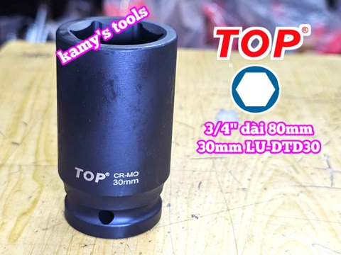 Đầu tuýp 3/4 inch Top 6 cạnh 22mm 24mm 27mm 30mm 32mm 36mm 41mm LU-DTD22 LU-DTD24 LU-DTD27 LU-DTD30 LU-DTD32 LU-DTD36 LU-DTD41
