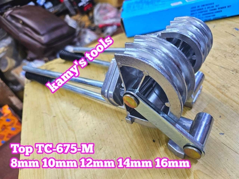 Dụng cụ uốn ống đồng mỏng Top TC-675-M cỡ 8mm 10mm 12mm 14mm 16mm gồm 2 chi tiết