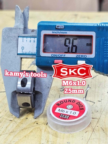 Bàn ren SKC M6x1.0 (6x1.0) đường kính 25mm Nhật SKC-432506A