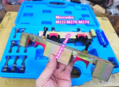 Bộ dụng cụ cân cam dưỡng đặt cam căn chỉnh thời gian xe Mercedes M133 M270 M274 Wetools 15 chi tiết WTME1808