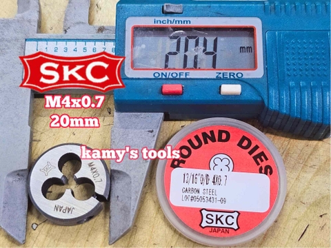 Bàn ren SKC M4x0.7 (4x0.7) đường kính 13/16 inch 20mm SKC-432004A