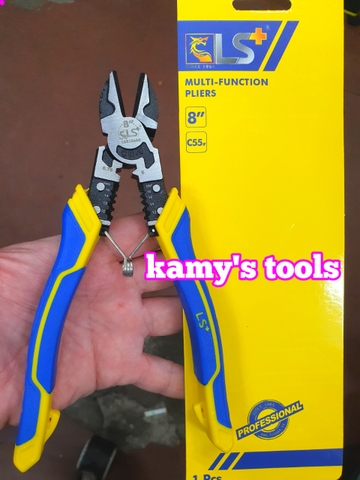 Kìm điện, kìm cắt, kìm nhọn đa năng bấm cos tuốt dây điện dài 8 inch LS+ model LS310659, LS310658, LS310660