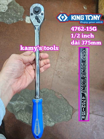 Cần tuýp siết tự động 1/2 inch Kingtony 4762-15G dài 15 inch 375mm 32 răng