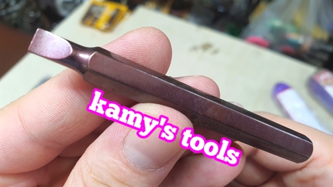 Mũi vít dẹp đóng Standard 6mm loại dài 80mm thép S2 (lẻ 1 cái)