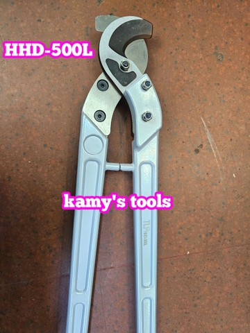 Kìm cắt cáp điện bằng tay TLP HHD-250L và HHD-500L cắt cáp đồng nhôm 240mm2 và 400mm2