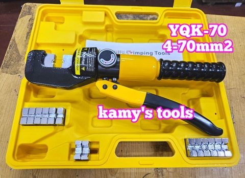 Kìm ép cos thủy lực YQK-70 4-70mm2 Manniu, kìm bấm cos