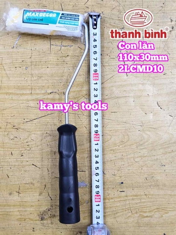 Cọ lăn sơn chỉ mini Thanh Bình Decor Line 110x30mm 2LCMD10