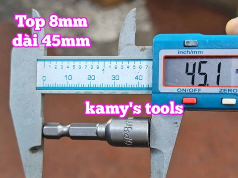 Đầu vít bắn tôn 8mm TOP dài 45mm 65mm 071120-8MM và 080114-8MM