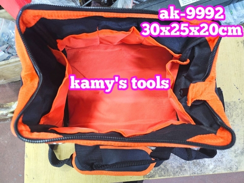 AK-9992 Túi xách đựng dụng cụ đồ nghề đa năng Asaki 300x250x200mm