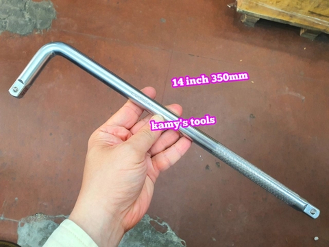 Cần tuýp siết đầu cong L 1/2 inch dài 12 inch 14 inch 300mm 350mm Santa, cần L 1/2 inch, cần tuýp L 1/2 inch