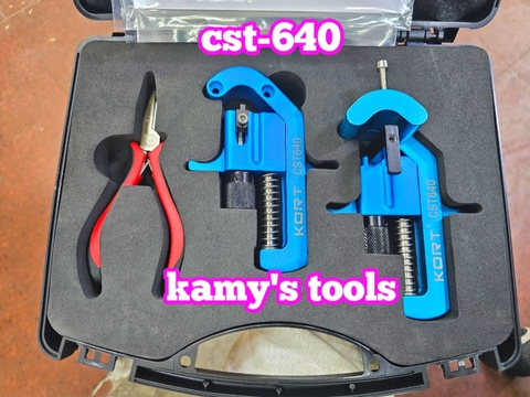 CST-640 Bộ dụng cụ bóc tách rọc lớp vỏ cáp điện bán dẫn Kort 16-41mm 10KV, dao rọc cáp lớp bán dẫn