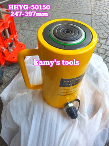 HHYG-50150 Kích thủy lực 50 tấn TLP hành trình 150mm 247mm-397mm