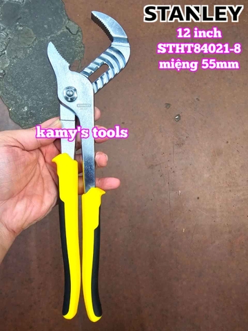 Kìm mỏ quạ 5 lỗ Stanley 12 inch mở miệng 55mm 84-021 (STHT84021-8)