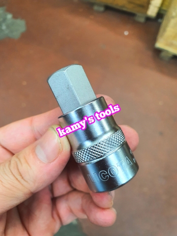 Đầu tuýp khẩu lú đầu lục giác 1/2 inch Licota 4mm 5mm 6mm 8mm 10mm 12mm 14mm 17mm