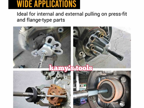 Bộ cảo vam giật trục láp moay-ơ giật bạc đạn trong ngoài 17 chi tiết Wetools WT-26017