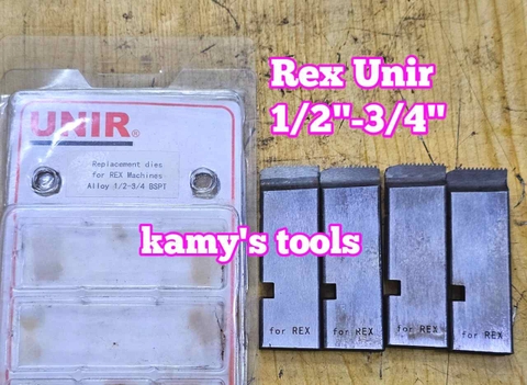 1/2-3/4 inch Dao tiện ren ống Rex hiệu Unir BSPT bản dao 27mm WTUR-1234