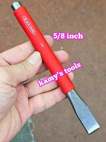 Đục dẹp thép cầm tay cao cấp black hand bản 1/2 5/8 3/4 7/8 1 inch đài loan BH-1524 BH-1525 BH-1526 BH-1527 BH-1528