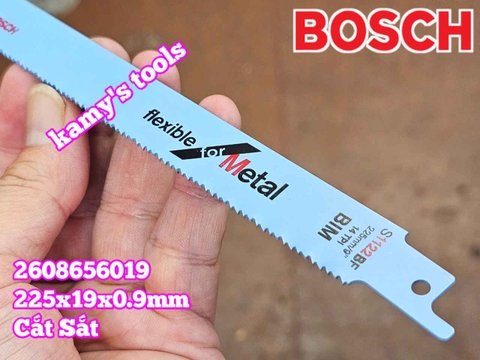 Lưỡi cưa kiếm cắt sắt Bosch S1122BF 2608656019 dài 9 inch 225x19x0.9mm