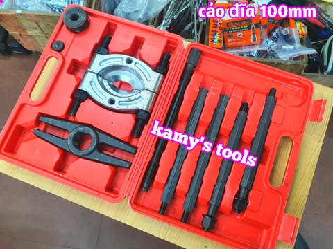 Bộ vam cảo đĩa chặn tháo vòng bi bạc đạn cảo đĩa mặt trăng 9 chi tiết 75-105mm Wetools WT-52002
