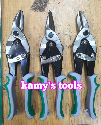 Kéo cắt tôn mũi thẳng trái phải Berrylion dài 250mm model 040304250 040306250 040305250