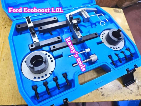 Bộ dụng cụ cân cam dưỡng đặt cam Ford Ecoboost 1.0L Wetools 17 chi tiết WTF1014