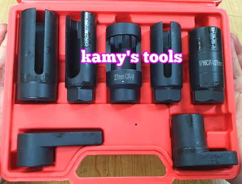 Bộ dụng cụ tuýp tháo mở cảm biến oxy 7 chi tiết
