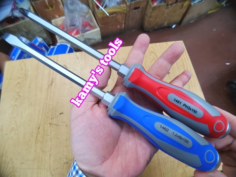 Tua vít đóng bake dẹp Kingtony 8mm dài 150mm model 14610306 và 14620806 bán lẻ từng cái