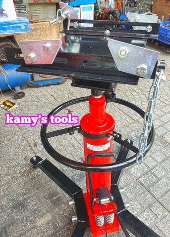 Giá đỡ hộp số kiểu đứng 0.5 tấn 2 tầng 2 ty bơm nặng 42kg chưa bao bì kamytools