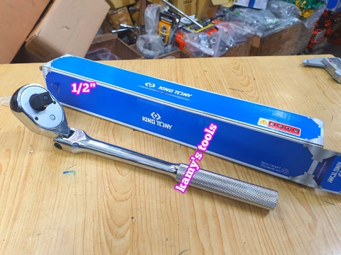 Cần siết tự động đầu lắc léo 1/2 inch Kingtony model 4781-12 dài 300mm 32 răng
