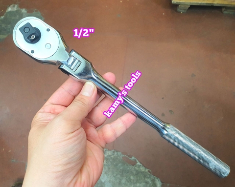 Cần siết tự động đầu lắc léo 1/2 inch Kingtony model 4781-12 dài 300mm 32 răng