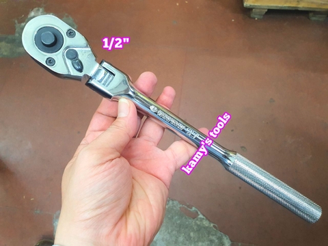 Cần siết tự động đầu lắc léo 1/2 inch Kingtony model 4781-12 dài 300mm 32 răng