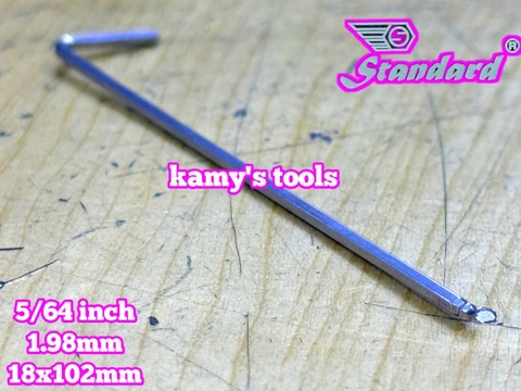 Lục giác hệ inch Standard 5/64 inch 1.98mm dài 18x102mm STD-68102