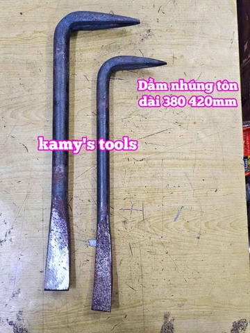 Dằm nhúng tôn dầm nắn tôn xà beng mỏ vịt sửa chữa tạo hình ô tô dài 380mm 420mm Kamytools KMT-33501 KMT-33502