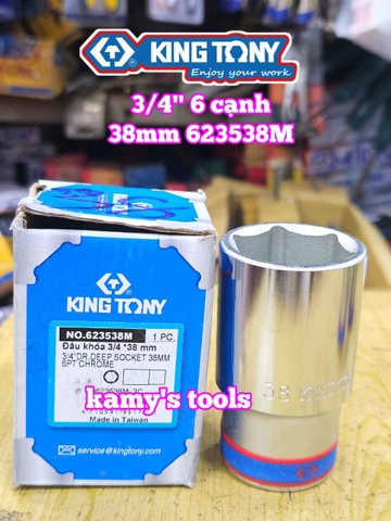 Đầu tuýp 3/4 inch 6 cạnh trắng 33mm 34mm 36mm 38mm 41mm 623533M 623534M 623536M 623538M 623541M