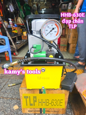 Máy bơm điện thủy lực đạp chân TLP HHB-630E 0.75kw chính hãng